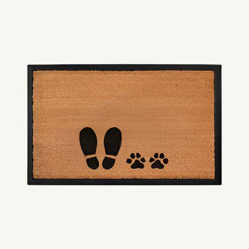 foot + paw convertible entrance doormat