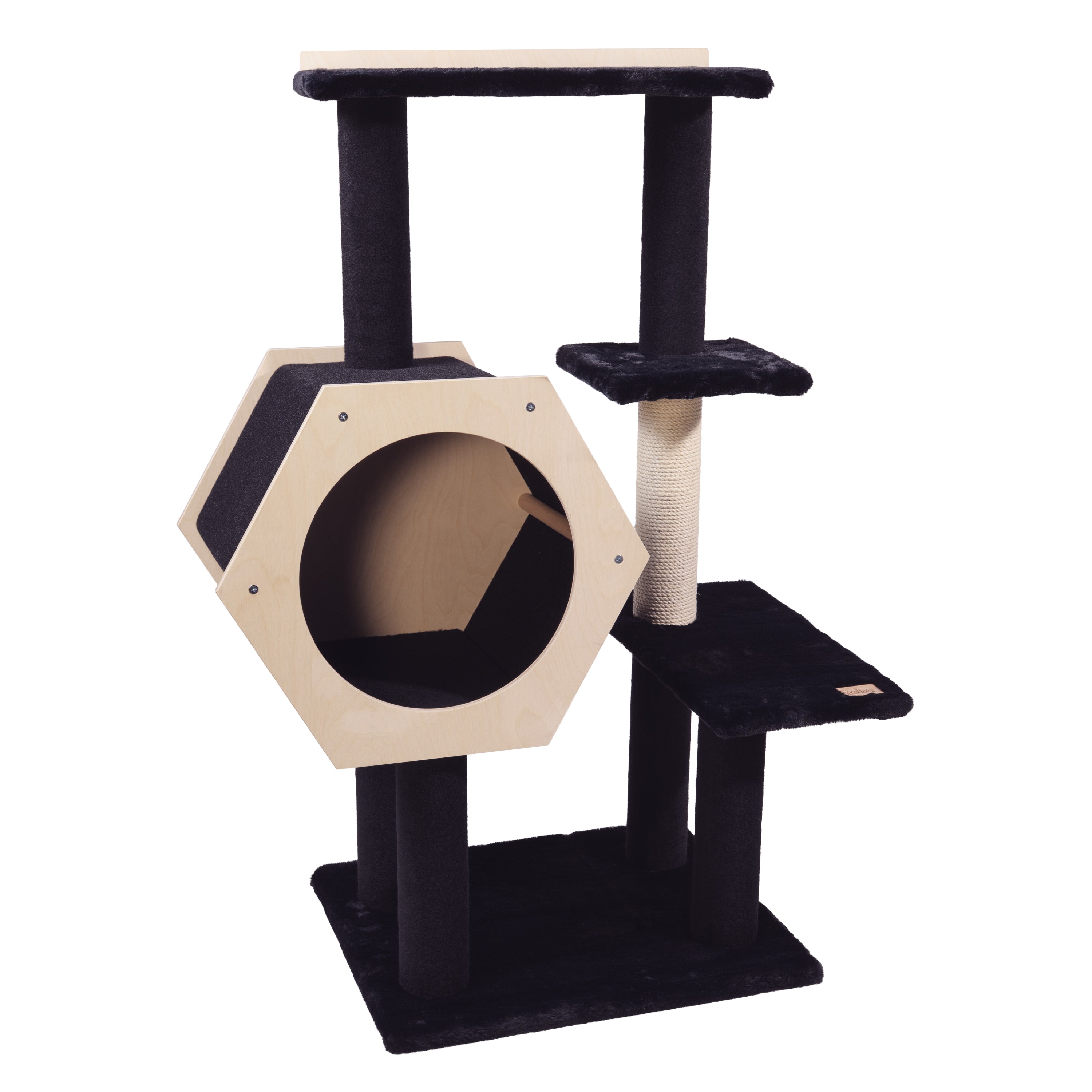 Hexagon House - 4-Level Cat Tree