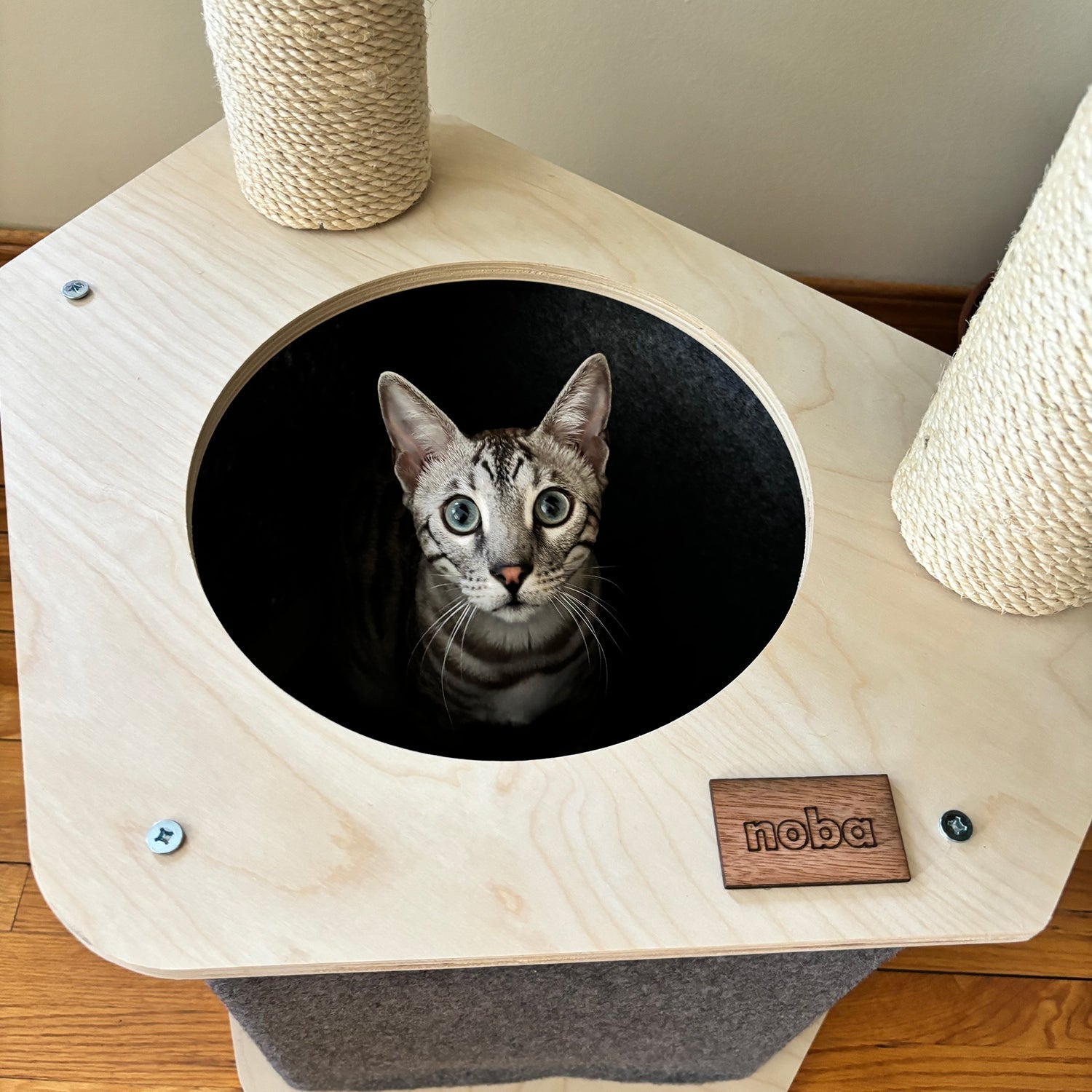 The Lodge Hideout - 2-Level Cat Tree