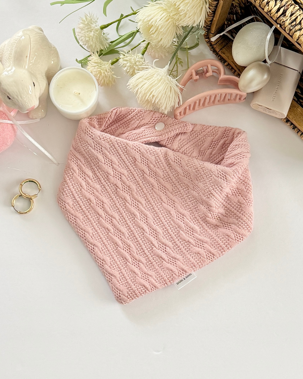 Bark & Main - Blush Cable Knit