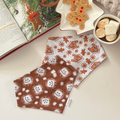 Bark & Main Marshmallows & Gingerbread Reversible Dog Bandana
