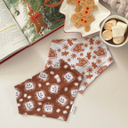 Bark & Main Marshmallows & Gingerbread Reversible Dog Bandana