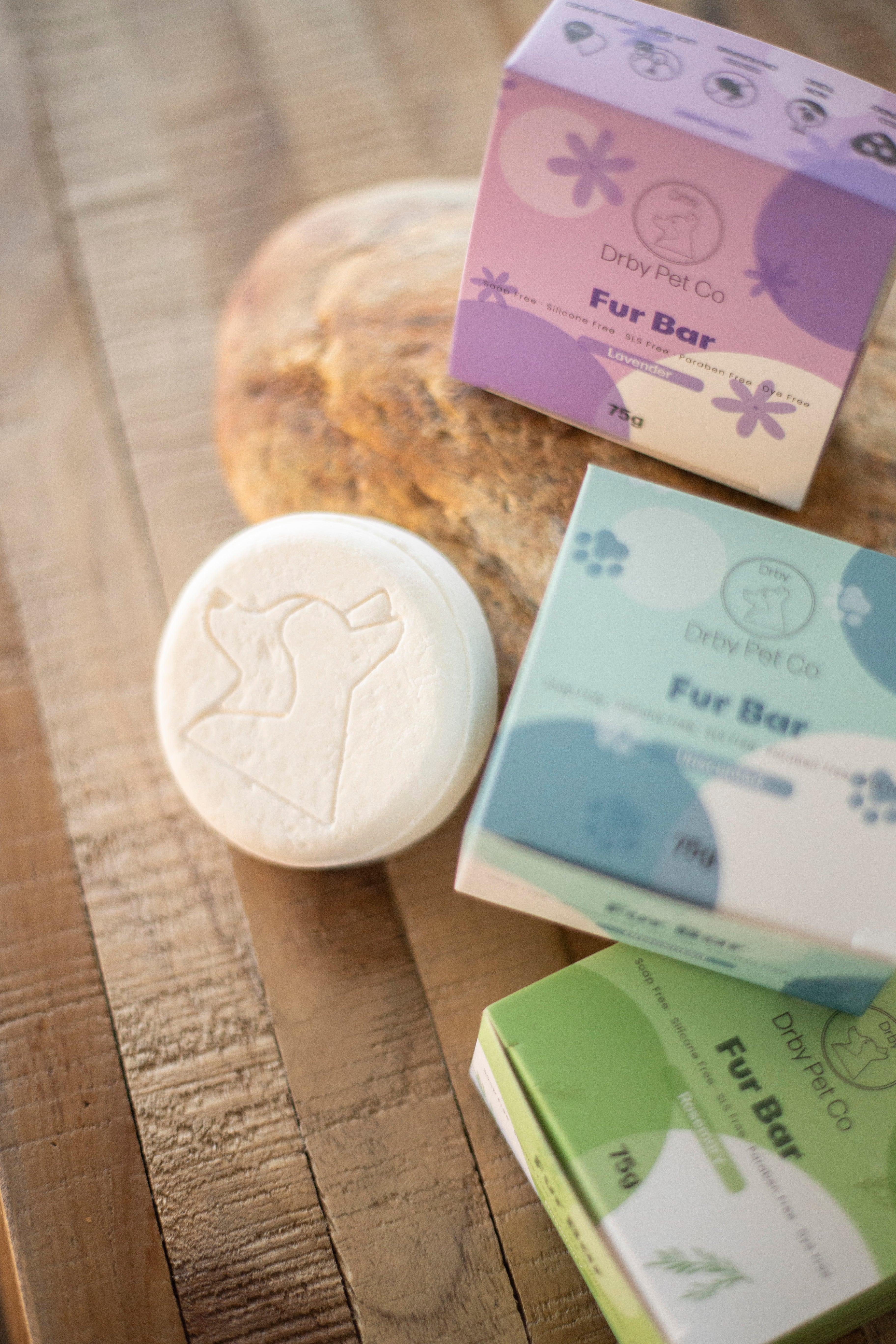 Drby Fur Bar – Soap-Free Pet Shampoo Bar