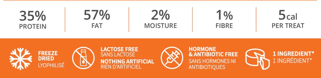 FREEZE DRIED MARBLE CHEESE MINIS