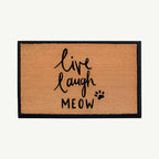live laugh meow convertible entrance doormat