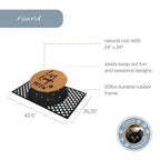 live laugh meow convertible entrance doormat