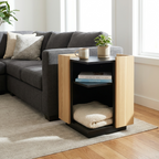 Leo Side Table with Pet Nook