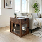 Louie Pet Crate & Side Table