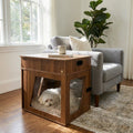 Louie Pet Crate & Side Table