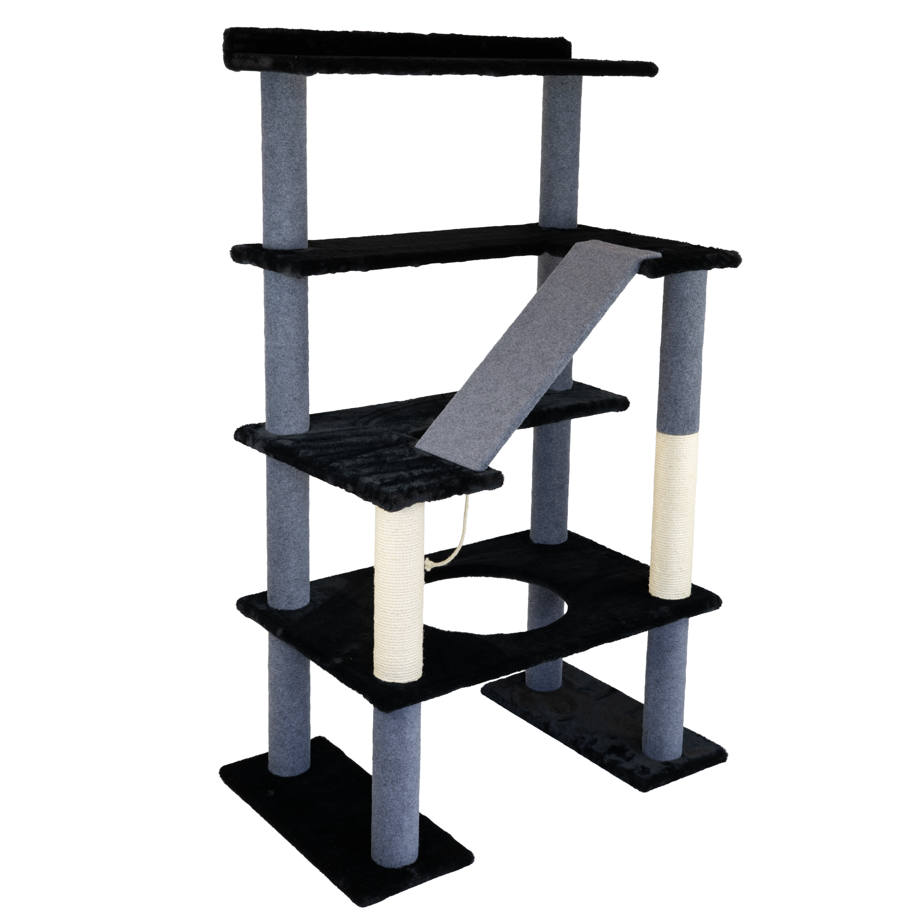 Maine Coon 65" Cat Tower - 4-Level Cat Tree