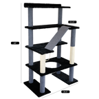 Maine Coon 65" 5-Level Cat Tower – 4 Colours