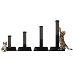 4 in 1 Scratching post - Black Faux Fur