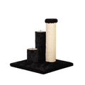 4 in 1 Scratching post - Black Faux Fur