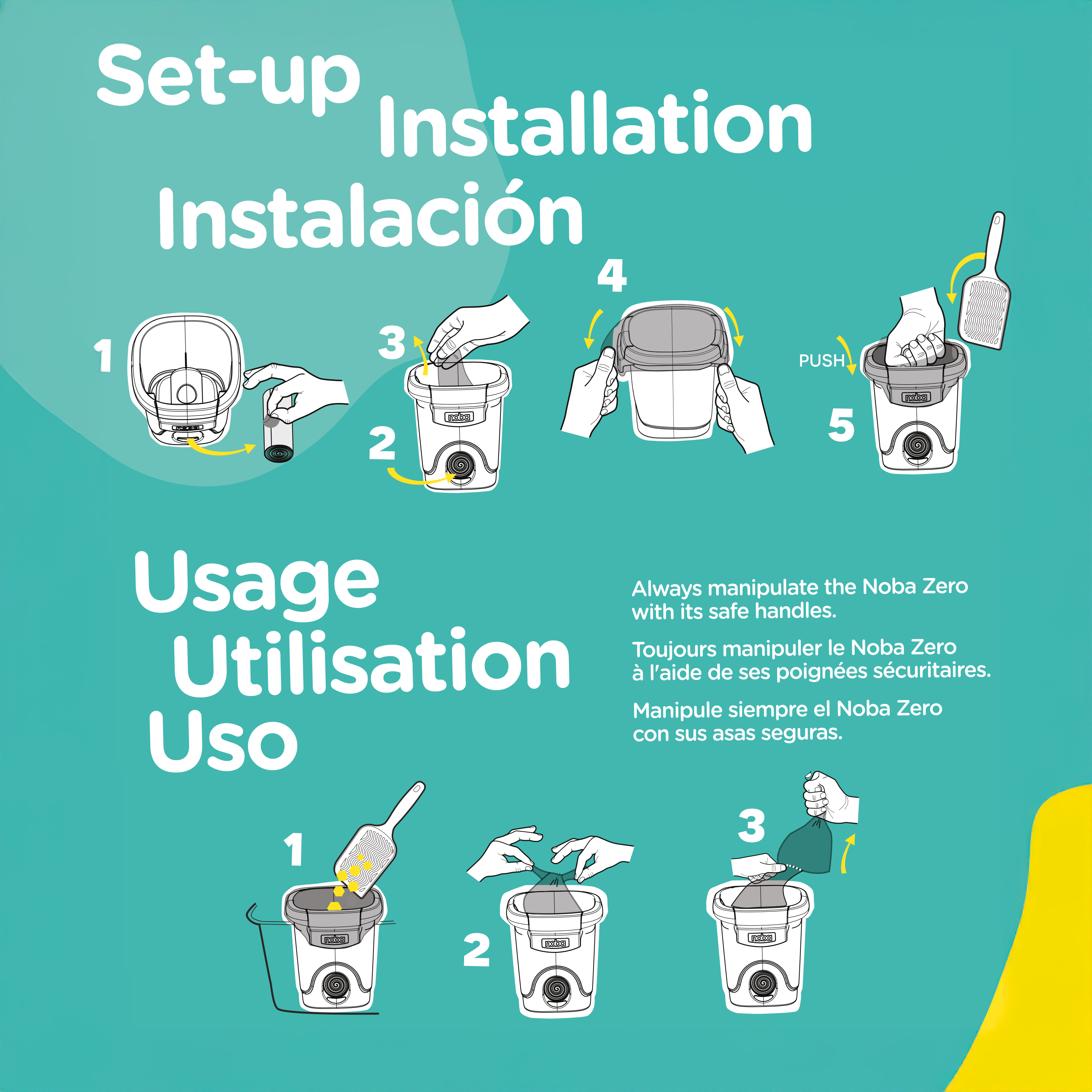 Noba Zero - Cat litter Waste Management System