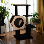 Hexagon House - 4-Level Cat Tree