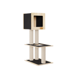 Hut Hideout - 2-Level Deluxe Cat Tree