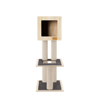 Hut Hideout - 2-Level Deluxe Cat Tree