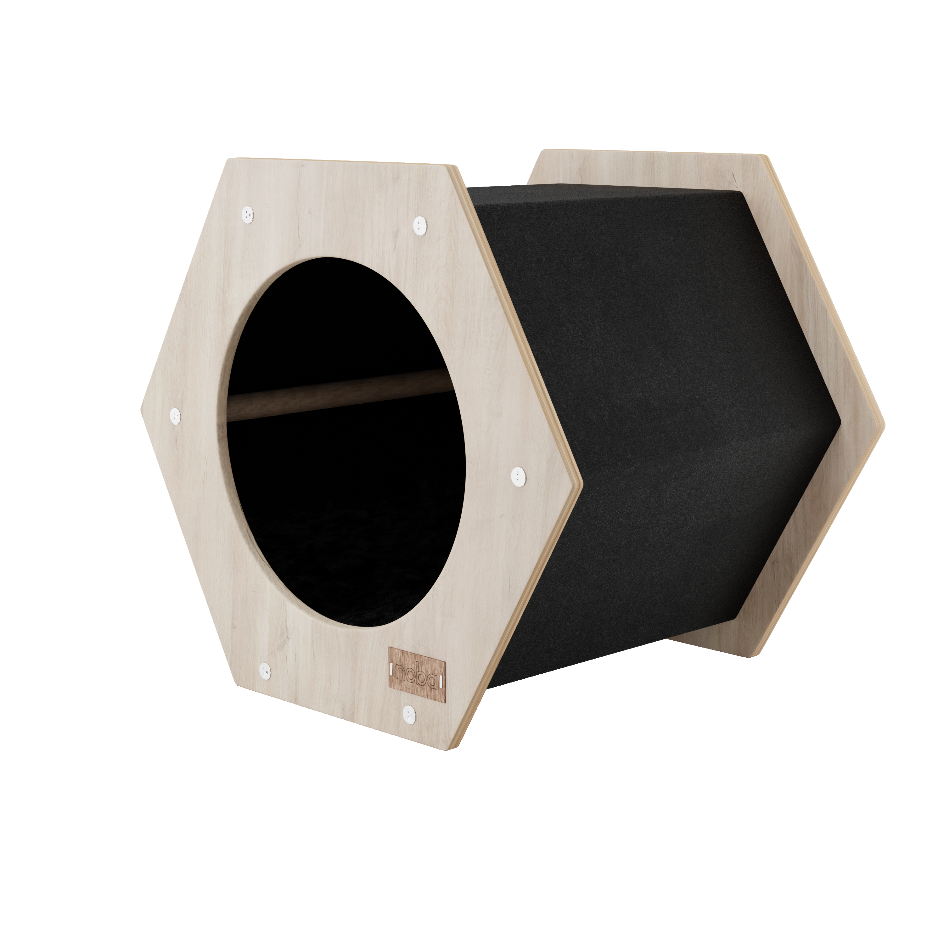The Hexagone Scratchable Cat House
