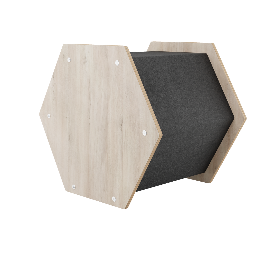 The Hexagone Scratchable Cat House