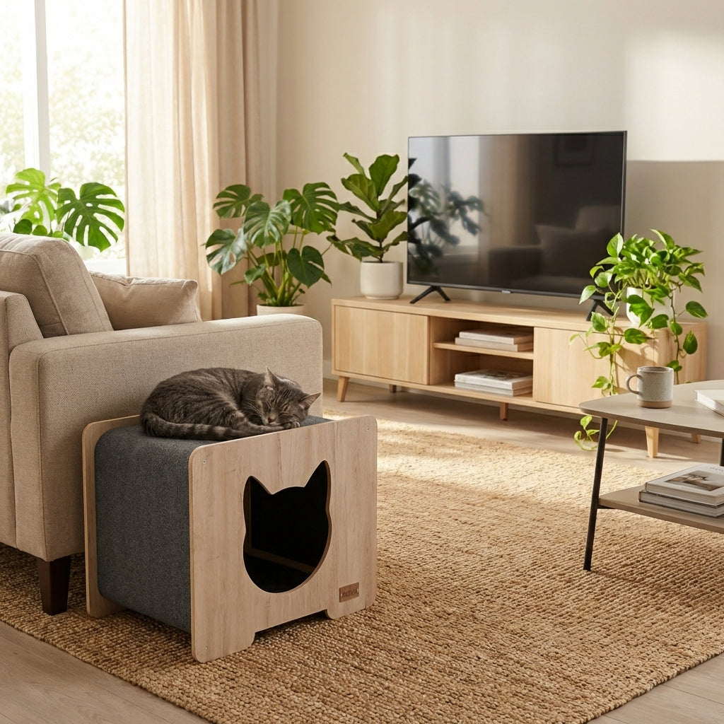 The Hut Scratchable Cat Hideout