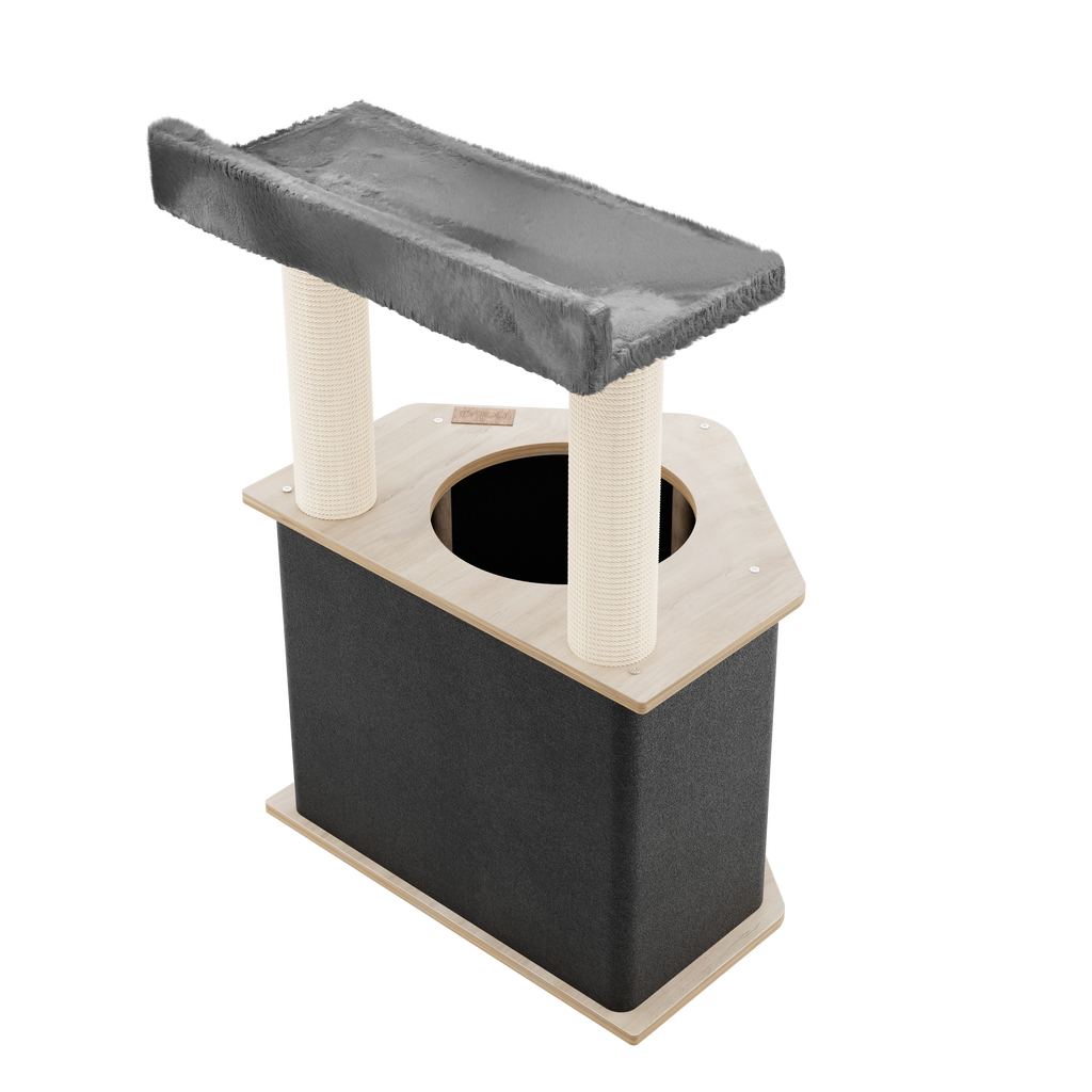 The Lodge Hideout - 2-Level Cat Tree