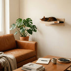 Noba Mural Wall-Mounted Scratchable Cat Hammock – Black & Grey