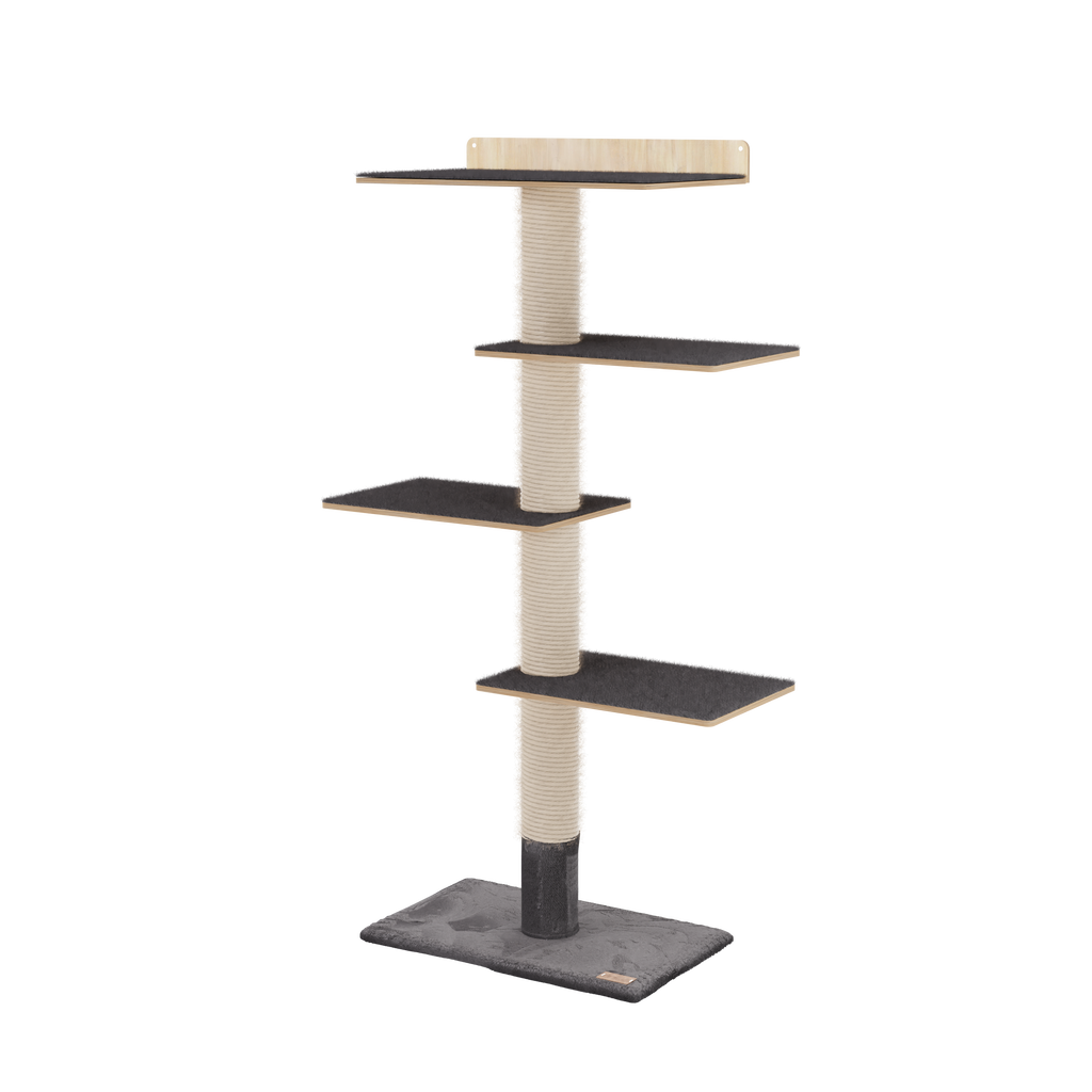 72 inches Wall Mounted Cat Tower - Perfect for small spaces