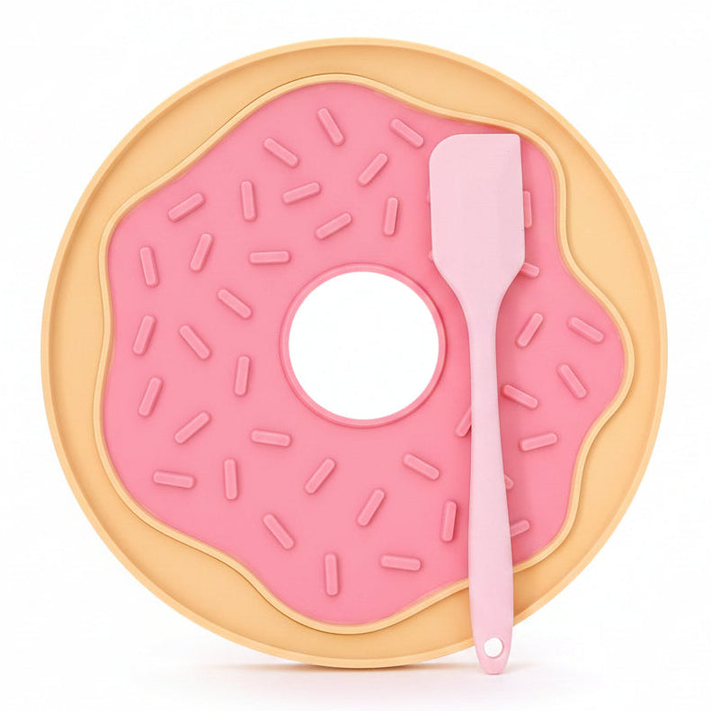 PawzNDogz Glazed Donut™ Lick Mat & Spatula