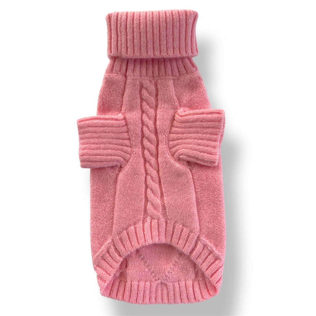 Pink Cable knit