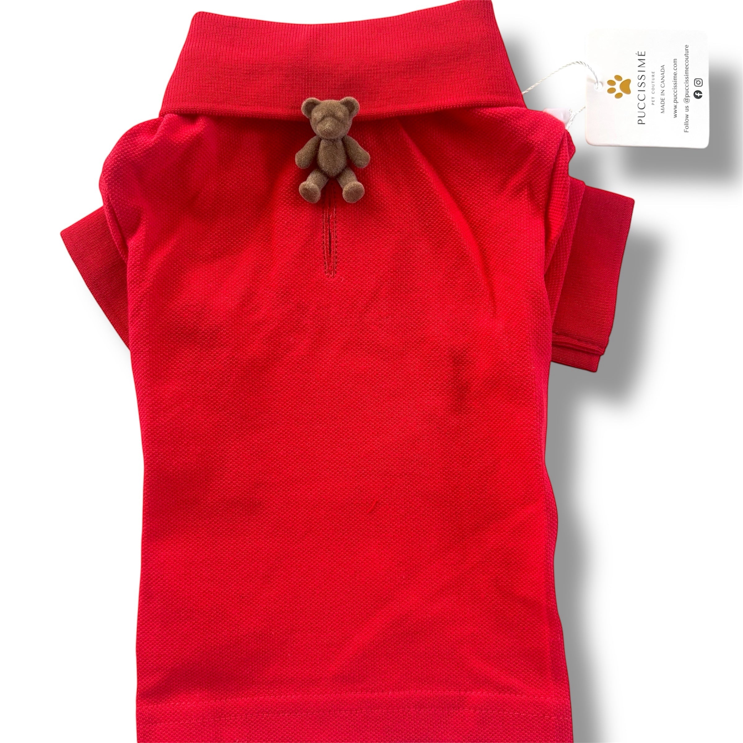 Red cotton shirt