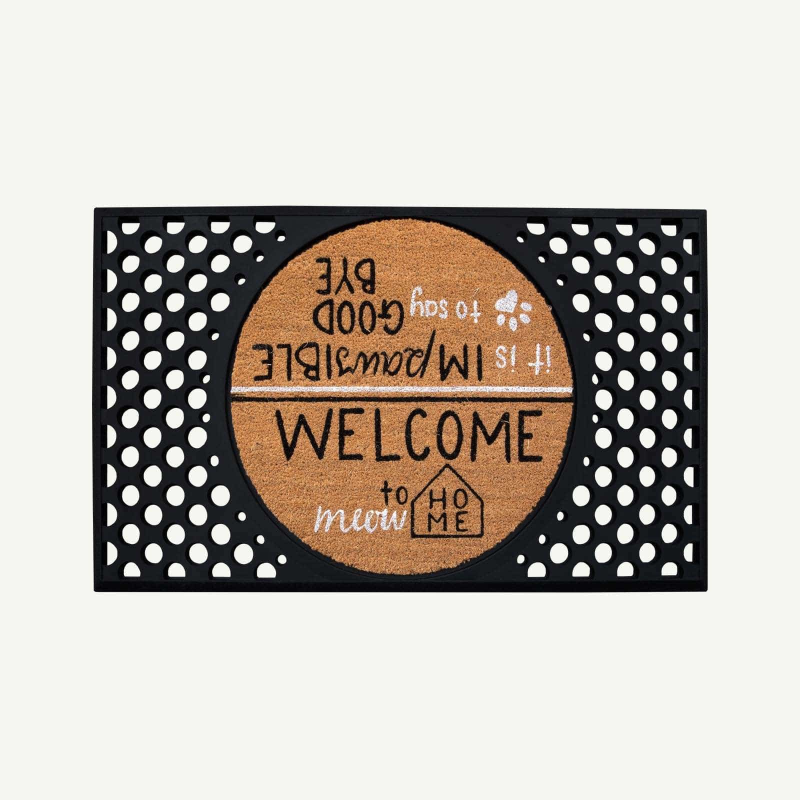 hello, goodbye convertible entrance doormat