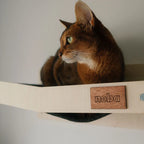 Noba Mural Wall-Mounted Scratchable Cat Hammock – Black & Grey