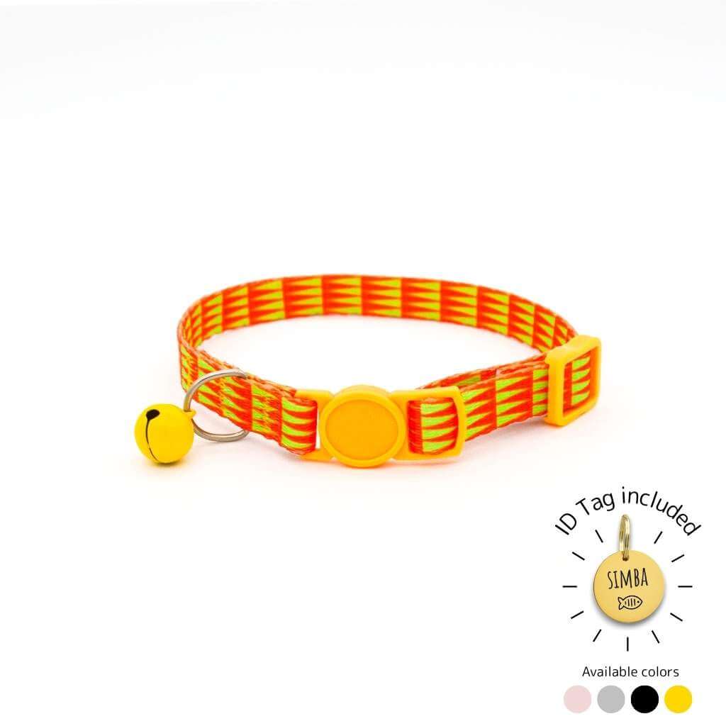 Cat Collar Breakaway - Tribal Designs with ID Tag