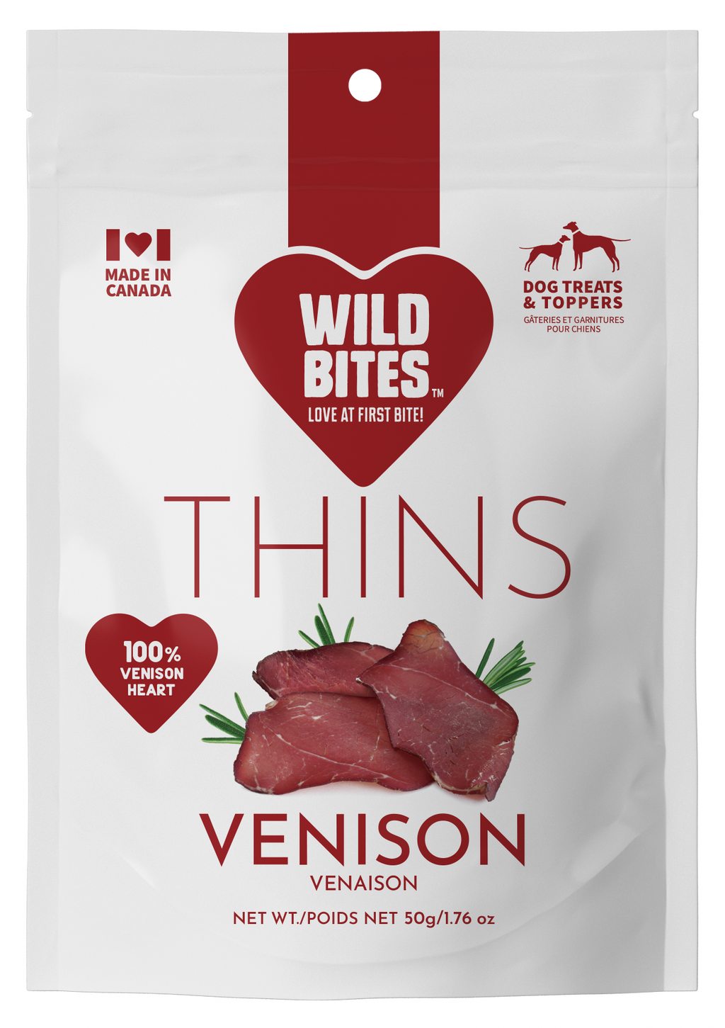 VENISON HEART THINS