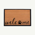 welcome + paw convertible entrance doormat