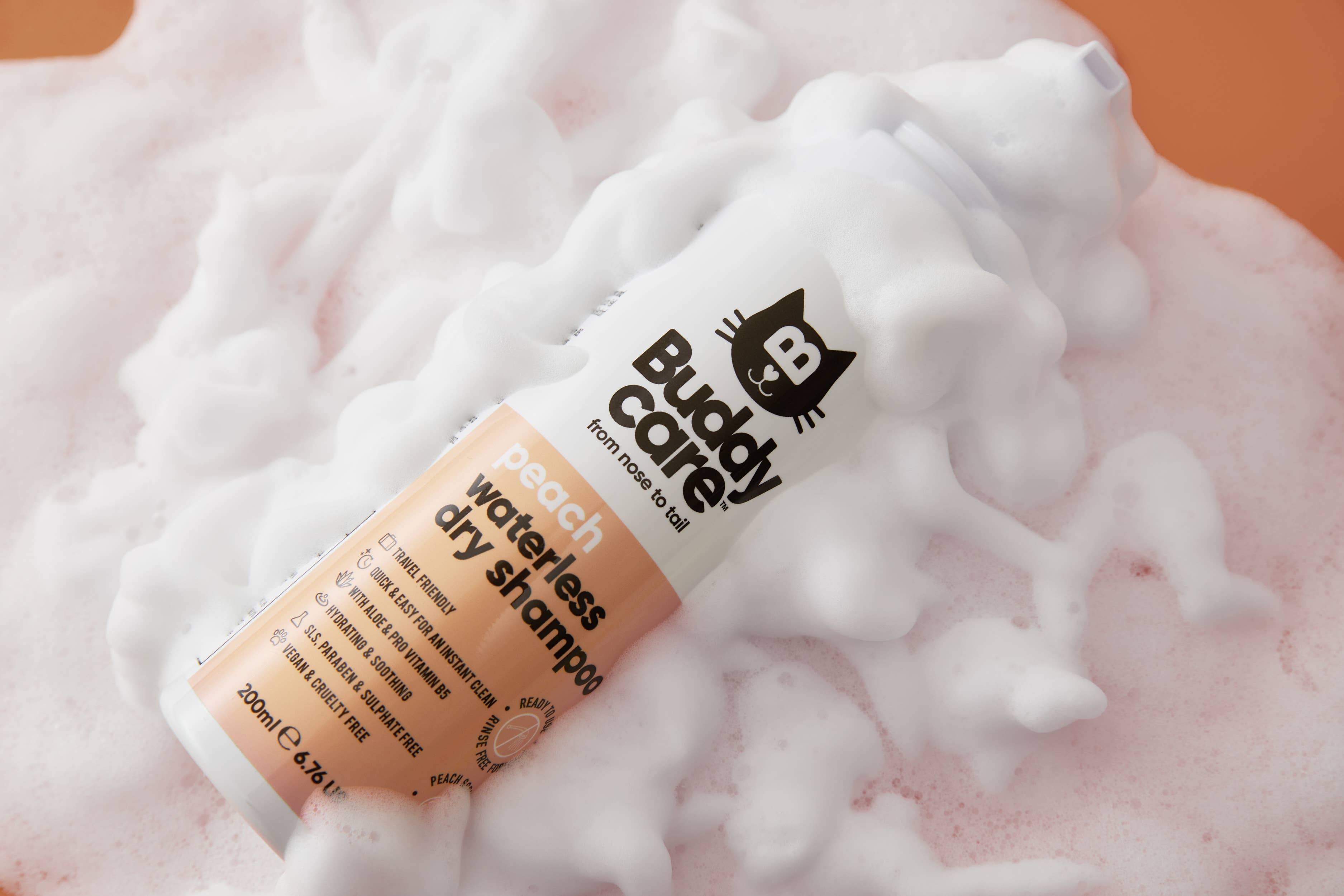 Waterless Cat Shampoo - Peach - 6.76 fl oz