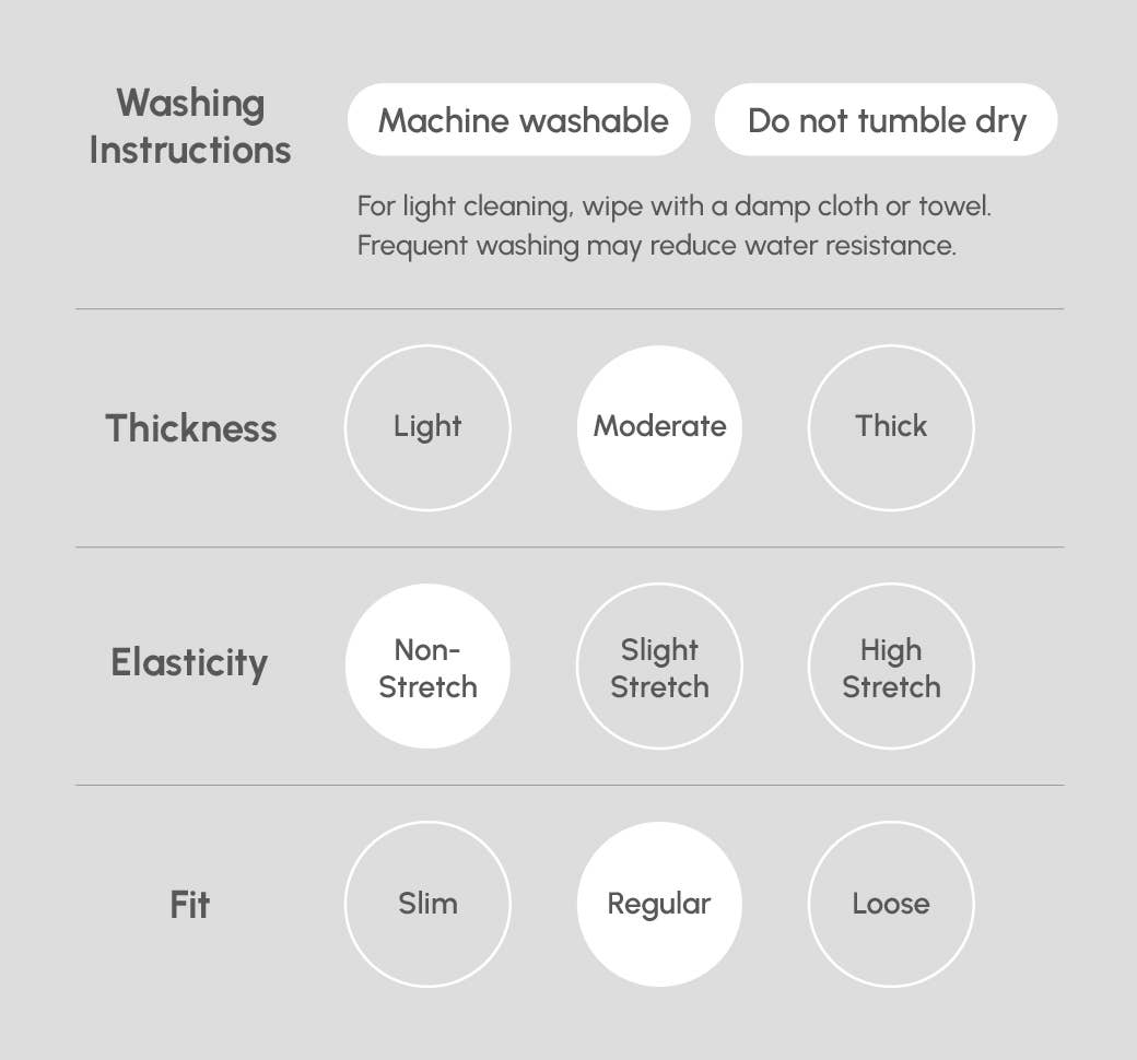 Tribeca Adjustable Velcro Raincoat