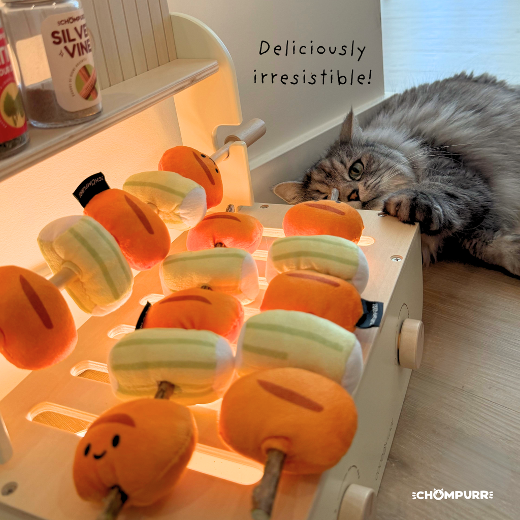 Chompurr Catbab Catnip Plush Cat Toy