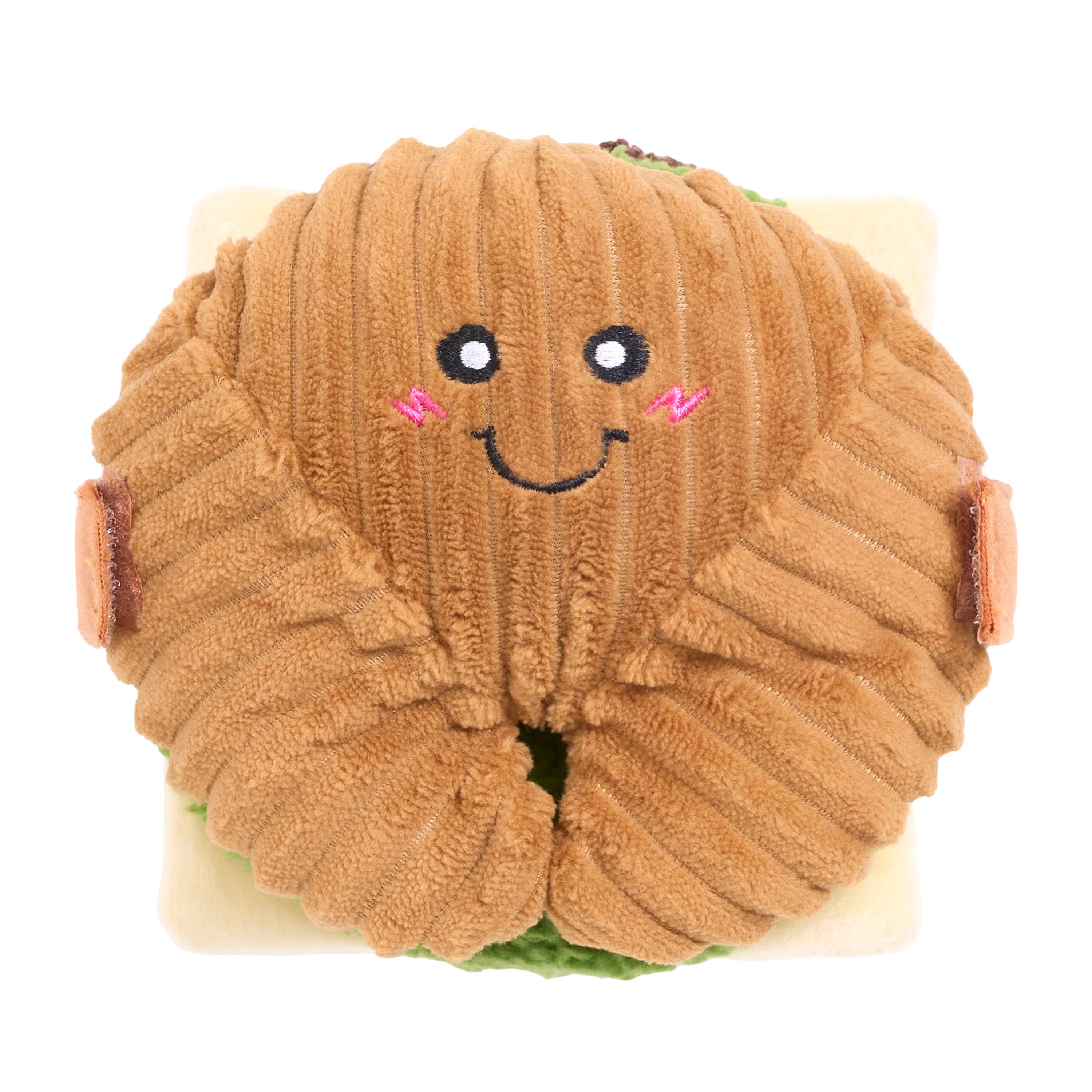 ZippyPaws - Snufflerz Stacks - Breakfast Sandwich - Interactive Dog Toy