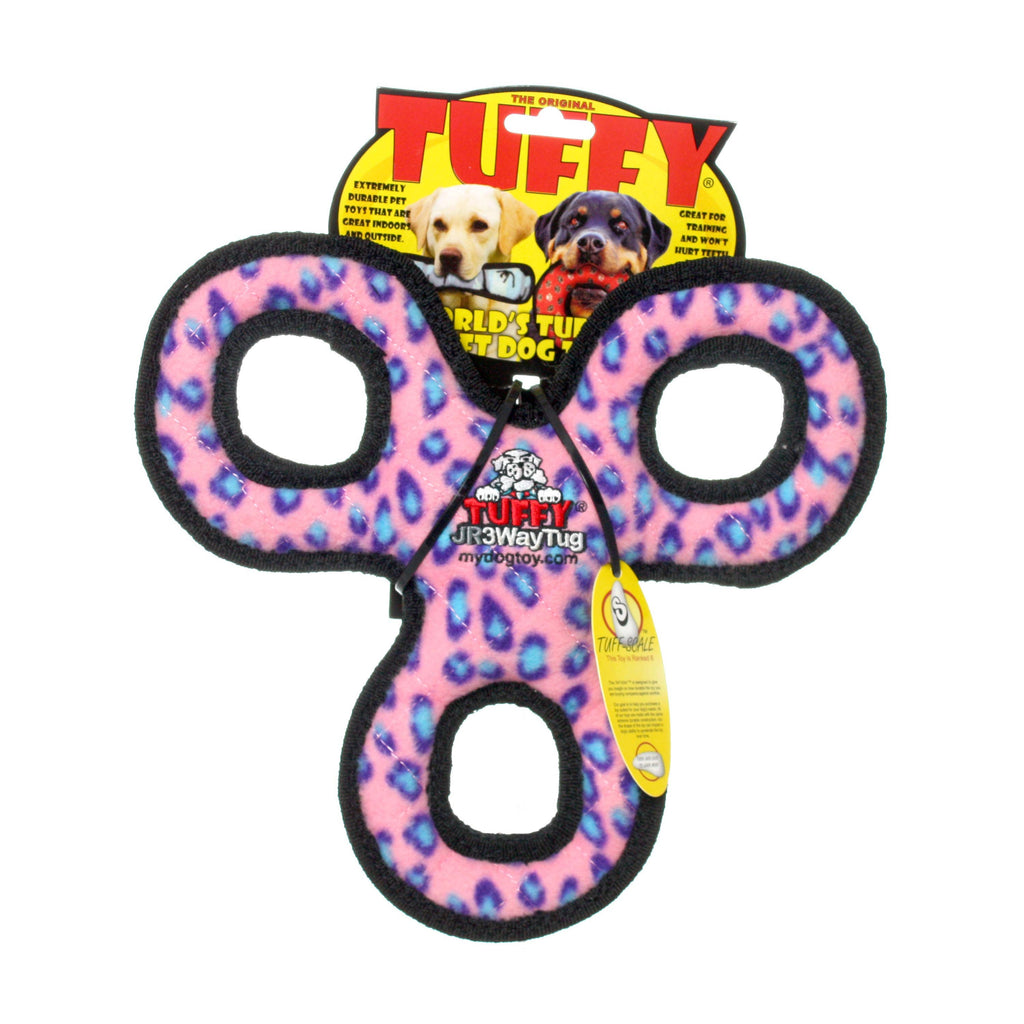 Tuffy Jr 3 WayTug - Pink Leopard