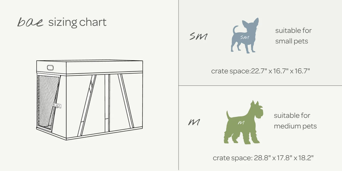 Penny Dog Crate Side Table with Storage