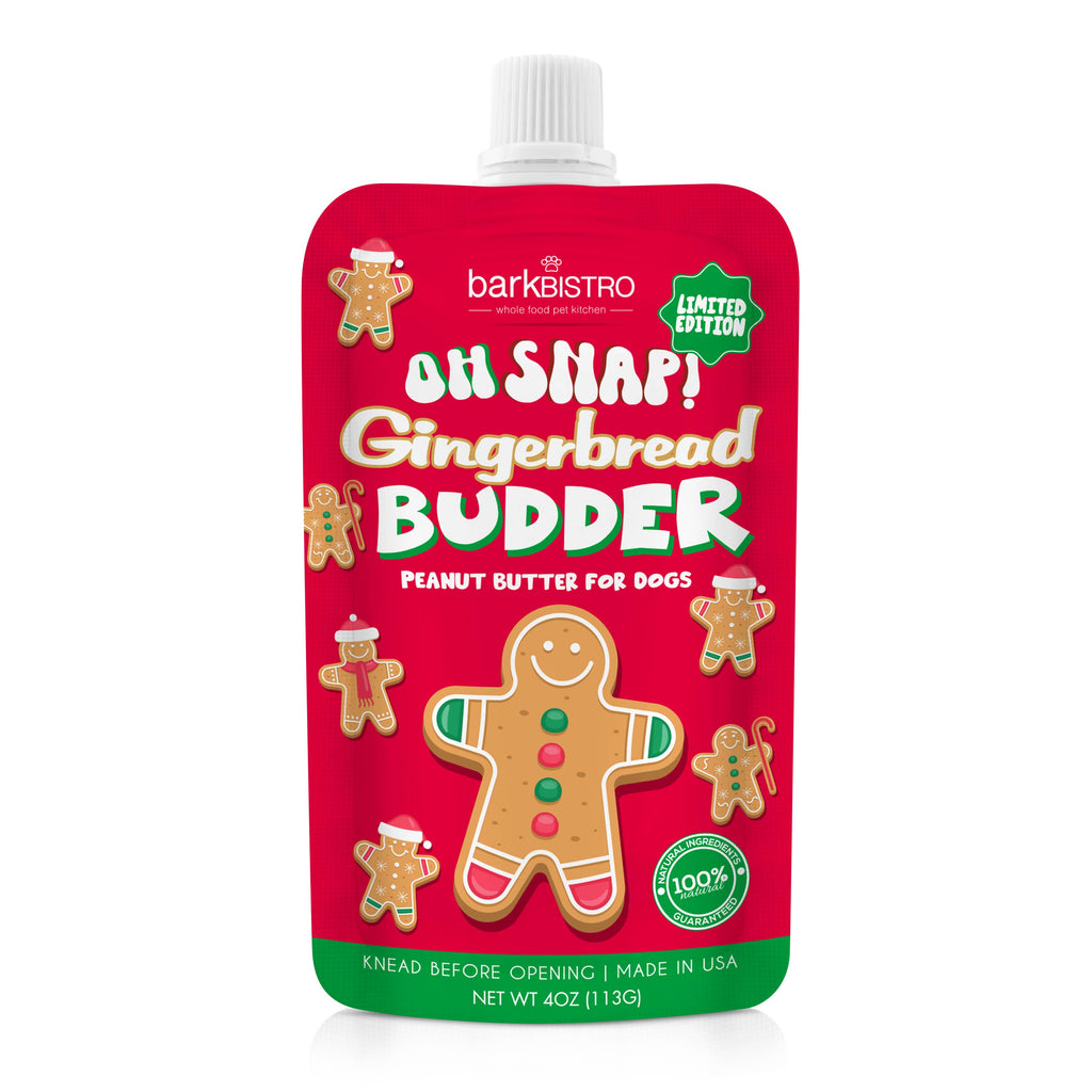 Bark Bistro - Limited Edition Oh Snap! Gingerbread Holiday Buddy Budder 