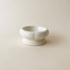 Creamy Ceramic Cat Water Bowl