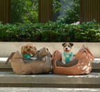 Puff Guard Dog Car Seat - Camel