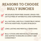 Bully Bunches 6 Inch Beef Collagen Stick
