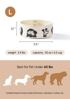 Ceramic Pet Bowl – Set of 2