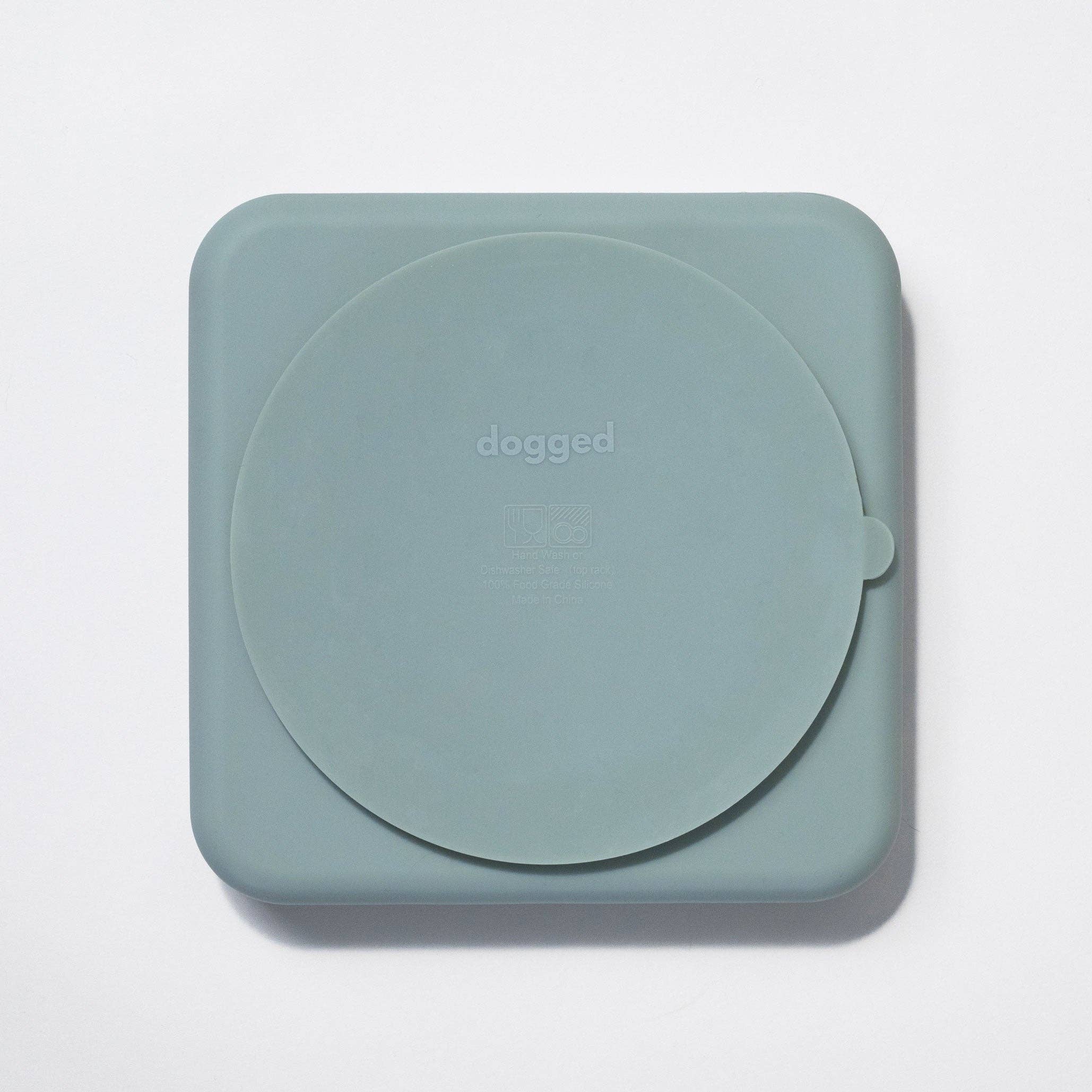 Argyle slow feeder bowl - seafoam