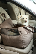 Puff Guard Dog Car Seat - Camel