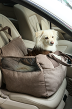 Puff Guard Dog Car Seat - Camel