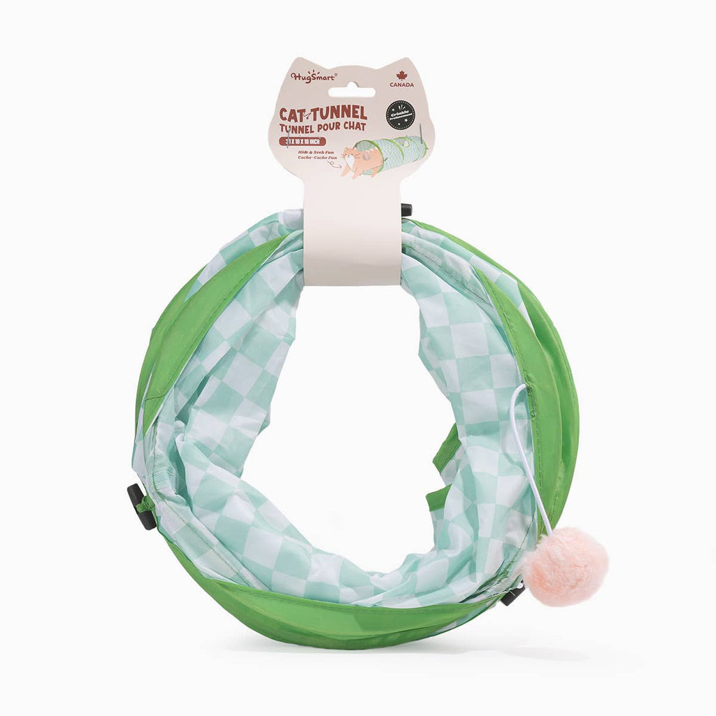 Meow Buddies  | Green Plaid - Cat Toy